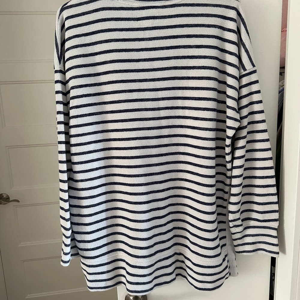Aerie Striped Long Sleeve Sweatshirt - Picture 2 of 3